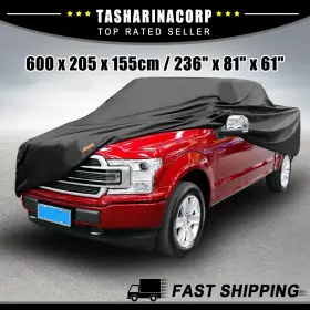 X Autohaux 743151640472 Pickup Truck Cover 1/lot For Ford F350 Regular Cab 8 Foot Bed 2 Door 2008-2021
