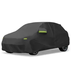 X Autohaux 745060435651 Waterproof Outdoor Full Car Cover With Zipper For Fiat 500x 2015-2023 Black