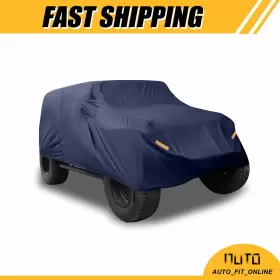 X Autohaux 766549470871 Suv Car Cover One Custom For Jeep Wrangler Jk Jl 2 Door 07-21 Waterproof Blue