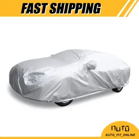 190t X Autohaux 786527264902 One 3xl Silver Car Cover Waterproof Snow Heat Resistant W Mirror Pocket