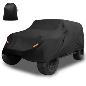 A21102200ux0309 X Autohaux Car Cover For Jeep Wrangler Jk Jl 4 Door 2007-2021 Waterproof Black