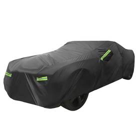 X Autohaux A23010900ux0084 Waterproof Car Cover For Dodge Challenger Sxt Gt Hellcat Black