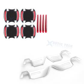 Xotic Tech Kt105 #eb171-variation Set Inner Exterior Door Handle Bowl Trim For Honda Accord 10th Gen 2018-2022