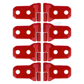 Kt494-variation Xotic Tech 8x Exterior Door Hinge Cover Trim For Jeep Wrangler Jl Jlu Gladiator Jt 2018-up