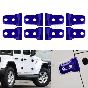 Kt494b Xotic Tech Blue Exterior Door Hinge Cover Trim For Jeep Wrangler Jl Jlu Gladiator 2018-up