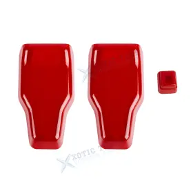 Kt499-variation Xotic Tech Rear Door Window Hinge Cover Trim Nozzle Decals For Jeep Wrangler Jl Jlu 2018-up