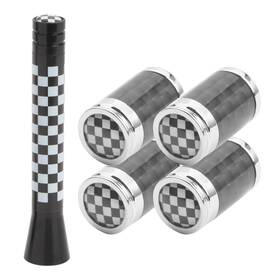 Xotic Tech #mn24 #mn33-variations Alloy Screw-on Union Jack Antenna Tire Valve Stem Cap Dust Cover Package Combo