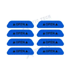 Eb171-variations Xotic Tech #st243 #eb171-variations Auto Door Open Handle Bowl Warning Reflective Night Safety Stickers Decoration