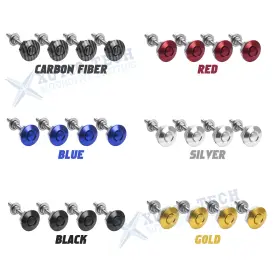Th197-variations Xotic Tech #th197-variations Sporty Look Car Suv Aluminum Quick Release Fastener Kit Bumper Trunk Fender Lids