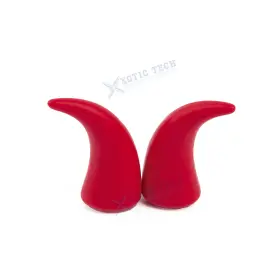 Th198-variation Xotic Tech #th198-variation Devil Bull Horn Antenna Anti Collision Decal Ornament For Car Interior Exterior