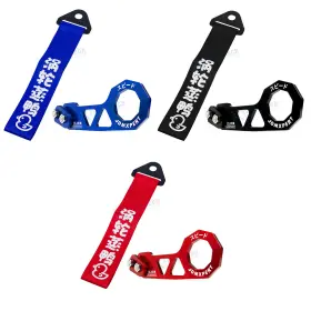 Th254-variation Xotic Tech #th207 #th254-variation Cute Duck Turbo Charged Set Jdm Rear Tow Hook Towing Strap Decoration Auto Kit