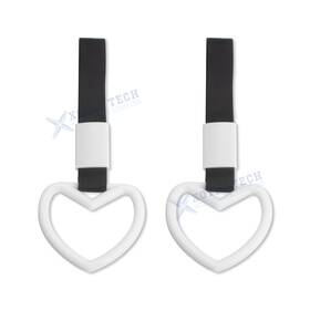 Xotic Tech #th286 2 -variation 2x Tsurikawa Hanger Heart Shaped Japanese Car Warning Subway Train Handle Ring