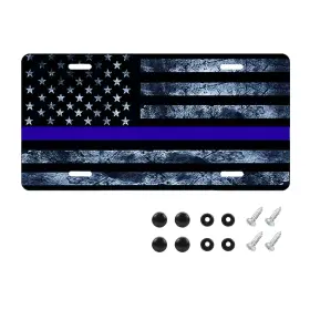 Th359-variation Xotic Tech #th359-variation Distressed American Front Flag License Plate Vanity Gift Patriotic Universal Fit