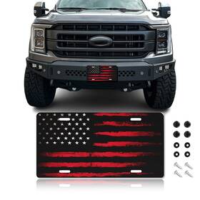 Xotic Tech #th360r Red Custom Novelty Vintage Aluminum Metal Graphics License Plate Tag 12x6 Inches