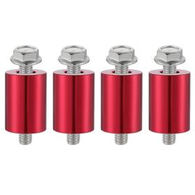 Xotic Tech Th363-variation Auto Engine Motor Hood Vent Spacer Riser Kit Aluminum Alloy 8mm Bolt Rust-proof