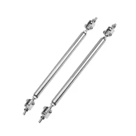 Th99-variations Xotic Tech #th99-variations Racing Style 8 Inch -11 Bumper Lip Splitter Strut Rods Support Bars Universal Fit