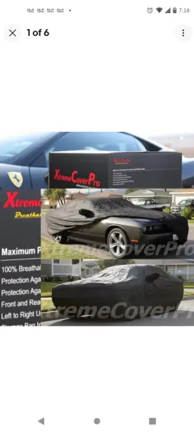 Xtremecoverpro 0035127873176 Custom Fit Car Cover For 2017 2018 2019 2020 Dodge Challenger Breathable Black