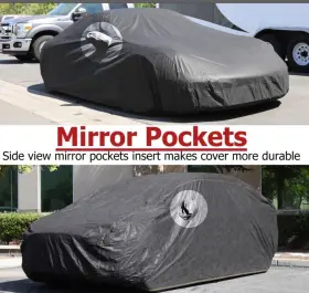 Xtremecoverpro 0718194319821 2016-2019 Cadillac Cts Cts-v Sedan Waterproof Car Cover With Mirrorpocket Blk Used
