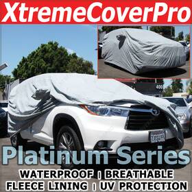 Xtremecoverpro 0745572720597 2015 2016 Toyota Fj Cruiser Waterproof Car Cover With Mirror Pocket - Grey
