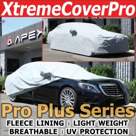 Zzppmbs45021-21 Xtremecoverpro 2024 Mercedes Eqs450 Eqs580 Amg Sedan Breathable Car Cover With Fleece Dark Grey