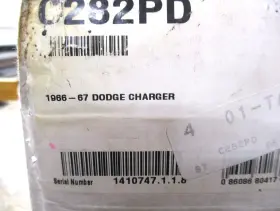 C282pd Year One 1966- 1967 Dodge Charger Car Cover. New