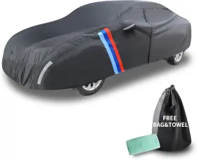Njb-jc-3m Yikichii Car Cover For Automobiles All Weather Waterproof Snowproof Uv Black