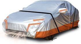 Zenicham 414736388127 Tesla Model Y Car Cover Waterproof All Weather Protection With Zippered Door