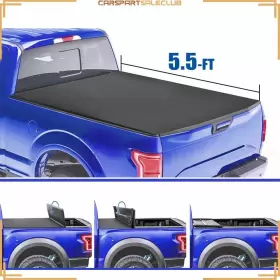 10789431 Zonemotive 5.5ft Truck For 2016-2020 Toyota Tundra Panel Soft 4 Fold Tonneau Cover