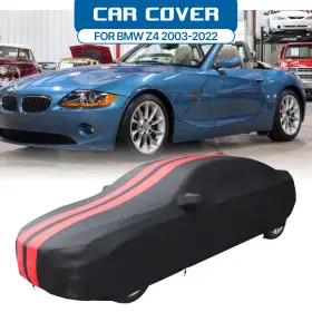 Hy005905 Ztt For Bmw Z4 2003-2022 Custom-fit Indoor Full Car Cover Satin Stretch Dust-proof