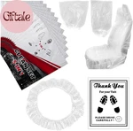 100PCS Disposable Car Protective Covers Set 5IN1 Plastic Interior Protector New. Price: $113.41.