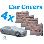 4 Disposable Car Covers Transparent Pe Plastic Full Coverage Universal Fit (l) New. Price: $42.97.