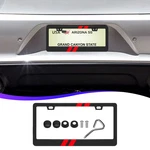 Fit For Dodge Charger Durango Red Car License Plate Frame Black Metal Cover New. Price: $12.61.