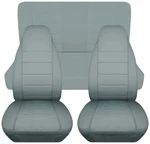 Fits 1968-1976 Volkswagon Beetle Front And Rear Car Seat Covers Steel Gray New. Price: $159.99.