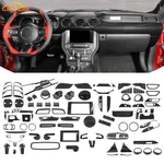 Full Set Interior Exterior Decor Cover Trim Overlay Kit Ford Mustang 2015-23 New. Price: $20.60.