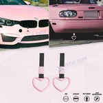 2X Heart Shaped Hand Straps Hanging Ring Pull Decoration For Car Tsurikawa Jdm New. Price: $9.95.