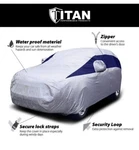 Titan Silver Shield Lightweight Poly Car Cover Mid-size Suv 188-206". Waterproof New. Price: $79.99.