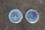 Pair Gmc Wheel Rim Cover Dog Dish Poverty Hubcaps Used. Price: $59.99.