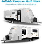 Fruno Travel Trailer Cover 21' 9"-24' Waterproof Rip-resistant Anti-uv Oxford New. Price: $175.00.
