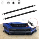 7.87'' Sporty Black Adjustable Car Front Bumper Lip Splitter Strut Rod Tie Bars New. Price: $15.83.