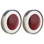Flush Mount Led Tail/stop Lights With Billet Aluminum Trim Rings New. Price: $181.99.