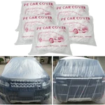 5 Pack Clear Plastic Car Cover Temporary Universal Disposable Rain Dust Garage New. Price: $34.90.
