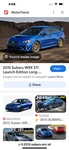 2012-2017 Subaru Impreza Wrx Sedan Car Cover 4 Door Model Oem New Sti. Price: $249.00.