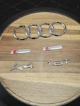 Oem 02-08 Audi A4 1.8 S-line Rear Trunk Lid Emblem Logo Badge Sign Used. Price: $46.55.
