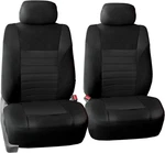 Fh Group Car Seat Covers Premium 3D Air Mesh - Low Back Black Front Set New. Price: $22.20.