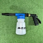 Swiftjet Car Wash Foam Gun Microfiber Mitt Sprayer Used. Price: $29.99.