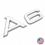 Audi A6 Chrome Rear Letter Tail Trunk Nameplate Emblem Badge Logo Sport Sline New. Price: $15.99.