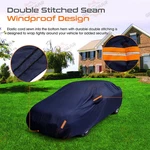 Heavy Duty Outdoor Full Car Cover 100% Waterproof Protect Fit 15-16FT Auto Sedan New. Price: $27.99.