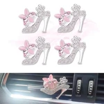 Xotic Tech 4PCS Bling Air Vent 1 Count (pack Of 4), Pink High Heel Shoes New. Price: $21.04.