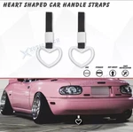 2X Heart Drift Charm Car Handle Straps Rear Bumper Jdm Rings Mirror Ornament New. Price: $11.84.