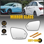 Mirror Glass Heated Spot Blind Lh For Hyundai Elantra 21-25 87621-AA160 2PCS New. Price: $21.84.
